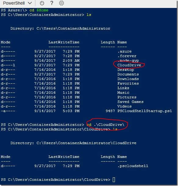 File system of the machine running my terminal session
